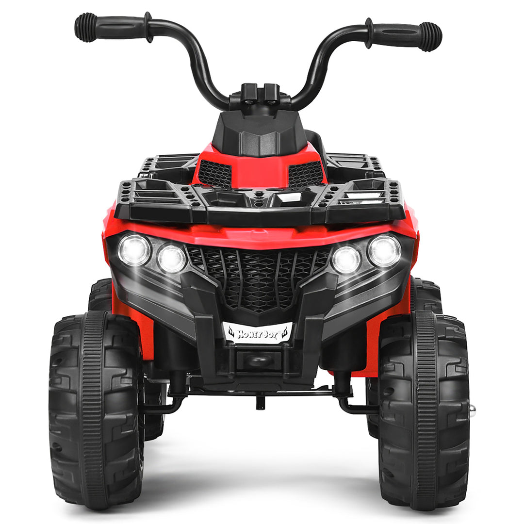 6V Battery Powered Kids Ride On ATV 4-Wheeler Quad w/ MP3 and LED Headlight Red Image 8