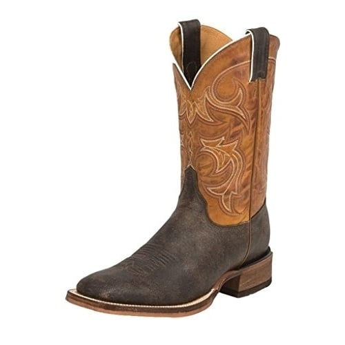 Justin Mens 11" Caddo Western Boot Copper Brown - BR740 1 BROWN Image 1