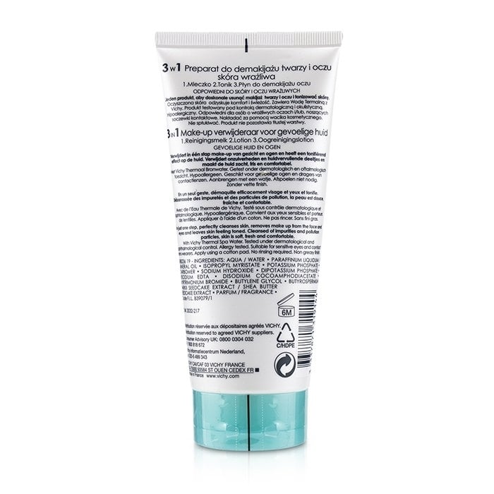 Vichy - Purete Thermale 3 In 1 One Step Cleanser (For Sensitive Skin)(200ml/6.76oz) Image 2