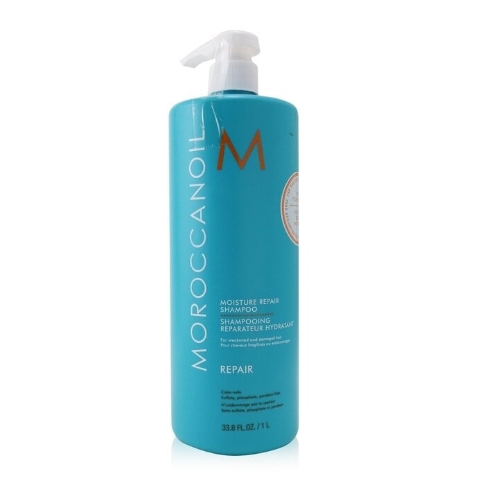 Moroccanoil - Moisture Repair Shampoo (For Weakened and Damaged Hair)(1000ml/33.8oz) Image 1