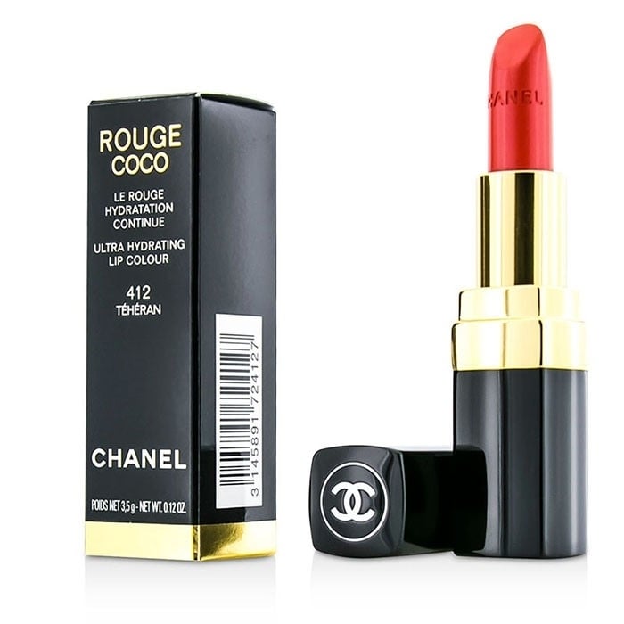 Chanel - Rouge Coco Ultra Hydrating Lip Colour - 412 Teheran(3.5g/0.12oz) Image 1