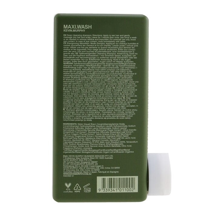 Kevin.Murphy - Maxi.Wash (Detox Shampoo - For Coloured Hair)(250ml/8.4oz) Image 3