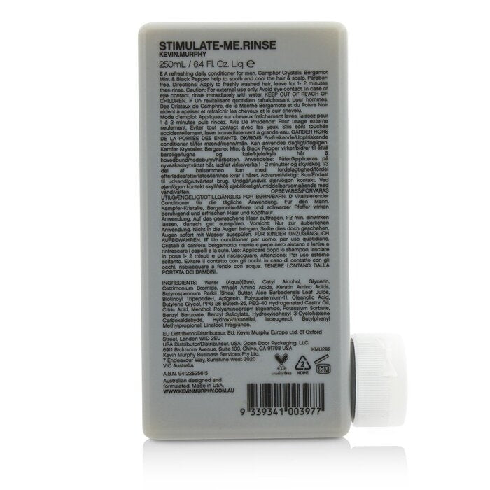 Kevin.Murphy - Stimulate-Me.Rinse (Stimulating and Refreshing Conditioner - For Hair and Scalp)(250ml/8.4oz) Image 2