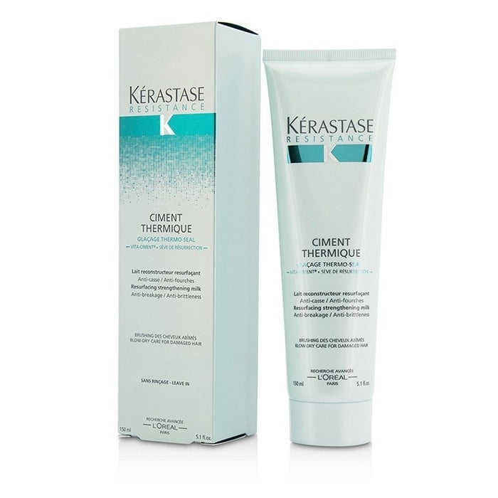 Kerastase - Resistance Ciment Thermique Resurfacing Strengthening Milk Blow-Dry Care (For Damaged Hair)(150ml/5.1oz) Image 1