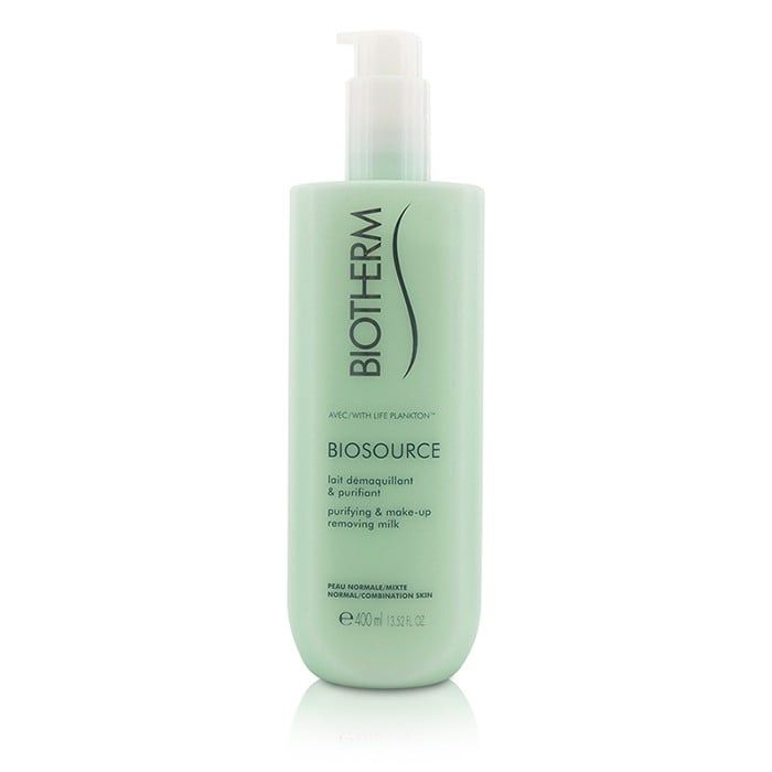 Biotherm - Biosource Purifying and Make-Up Removing Milk - For Normal/Combination Skin(400ml/13.52oz) Image 1