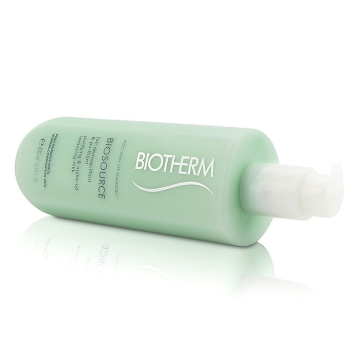 Biotherm - Biosource Purifying and Make-Up Removing Milk - For Normal/Combination Skin(400ml/13.52oz) Image 3