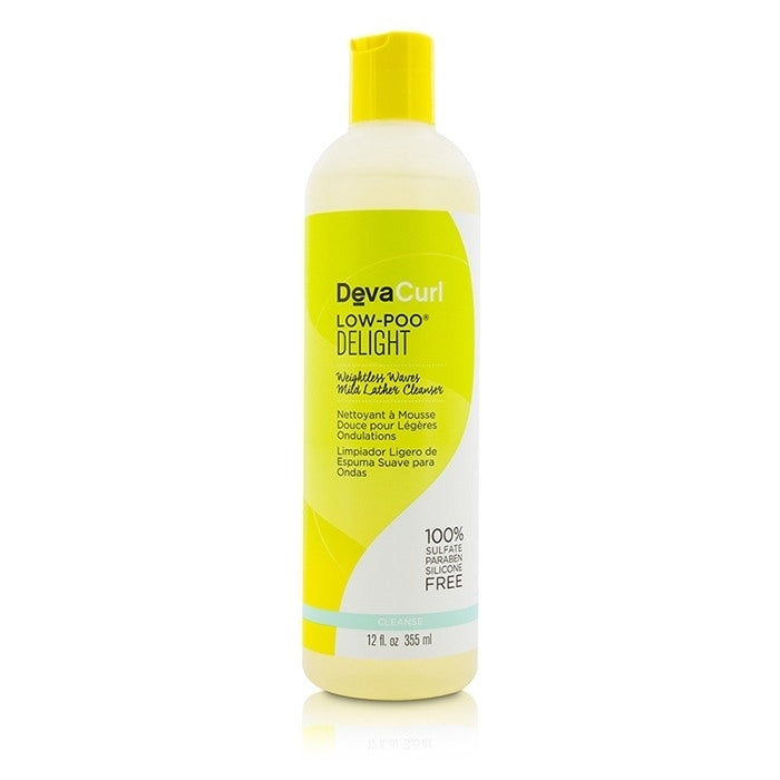 DevaCurl - Low-Poo Delight (Weightless Waves Mild Lather Cleanser - For Wavy Hair)(355ml/12oz) Image 1
