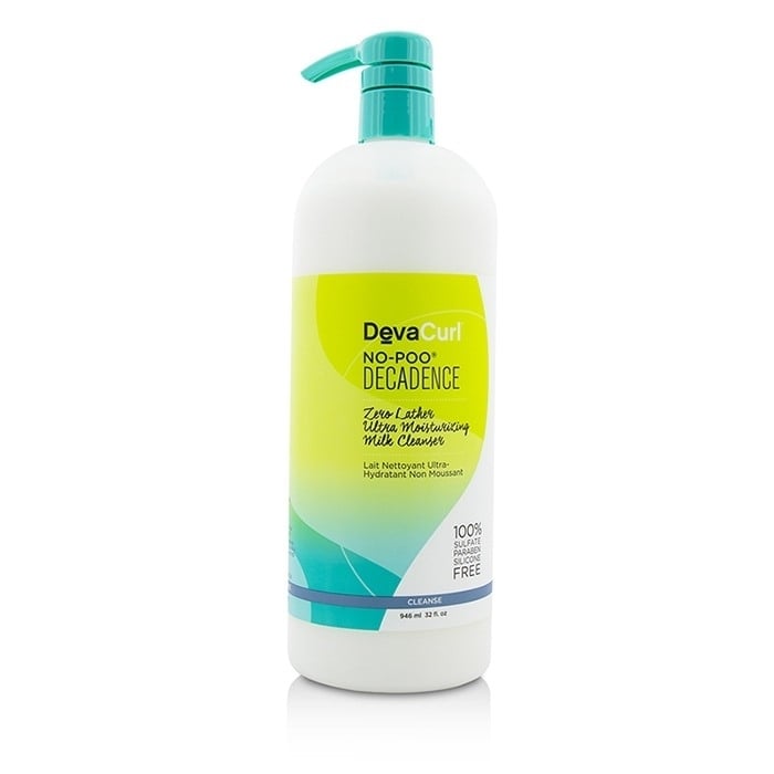 DevaCurl - No-Poo Decadence (Zero Lather Ultra Moisturizing Milk Cleanser - For Super Curly Hair)(946ml/32oz) Image 1