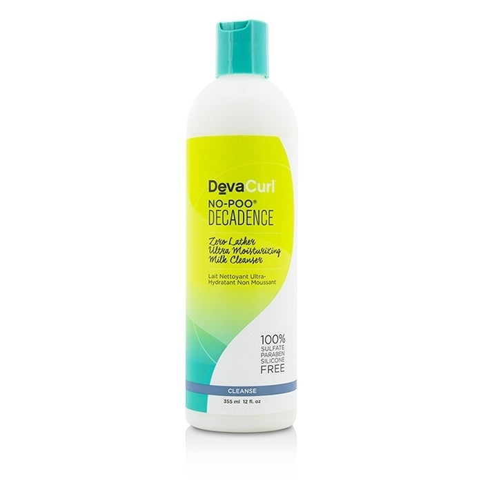 DevaCurl - No-Poo Decadence (Zero Lather Ultra Moisturizing Milk Cleanser - For Super Curly Hair)(355ml/12oz) Image 1