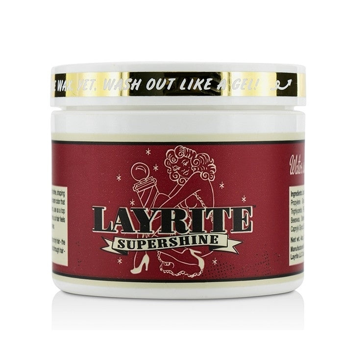 Layrite - Supershine Cream (Medium Hold, High Shine, Water Soluble)(120g/4.25oz) Image 1