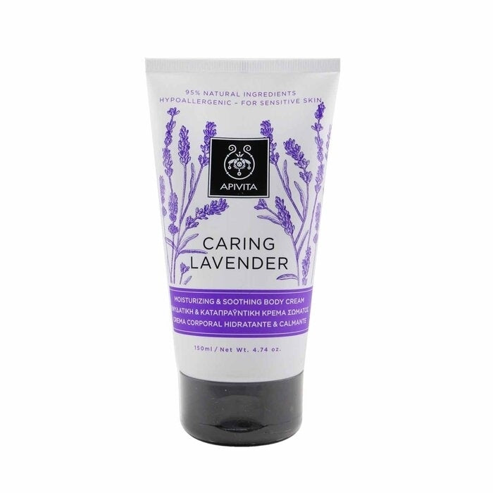 Apivita - Caring Lavender Moisturizing & Soothing Body Cream - For Sensitive Skin(150ml/4.74oz) Image 1