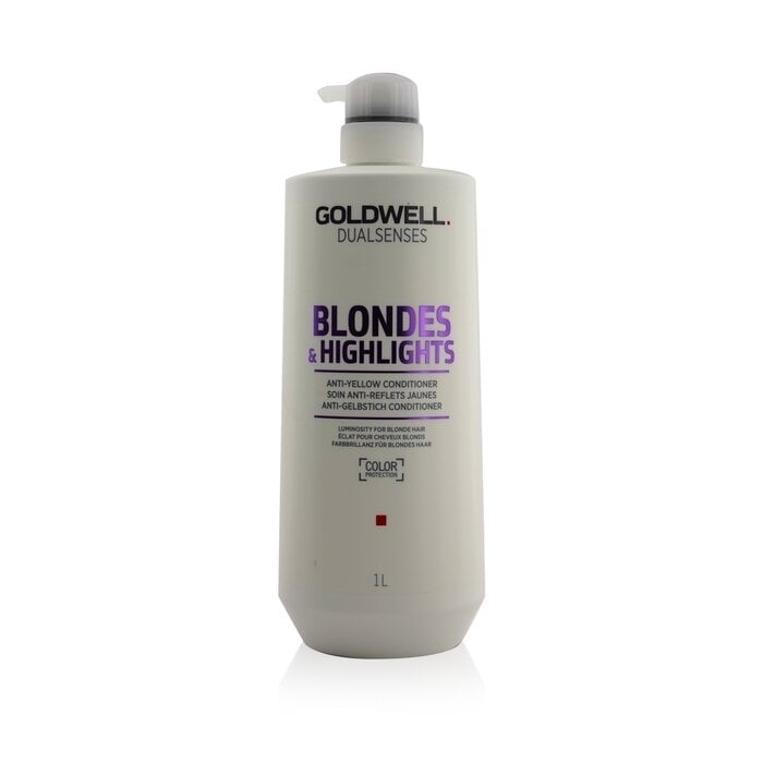 Goldwell - Dual Senses Blondes and Highlights Anti-Yellow Conditioner (Luminosity For Blonde Hair)(1000ml/33.8oz) Image 1