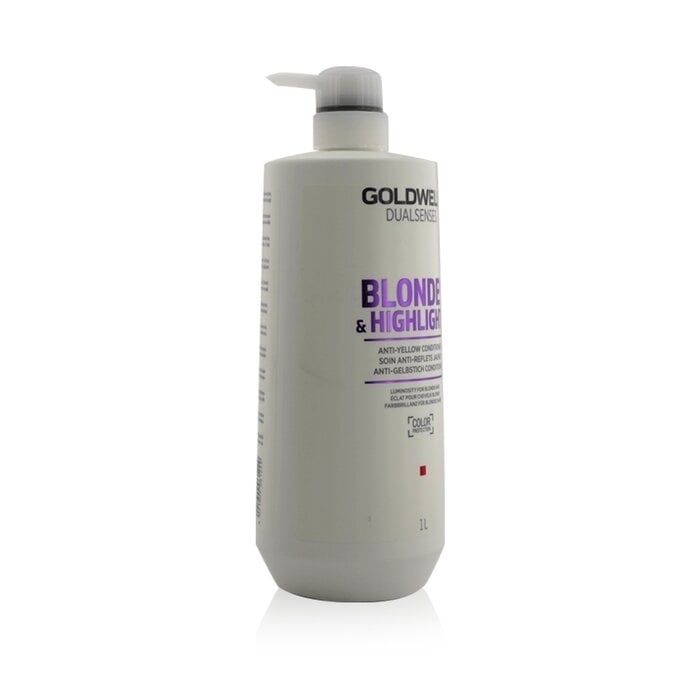 Goldwell - Dual Senses Blondes and Highlights Anti-Yellow Conditioner (Luminosity For Blonde Hair)(1000ml/33.8oz) Image 2