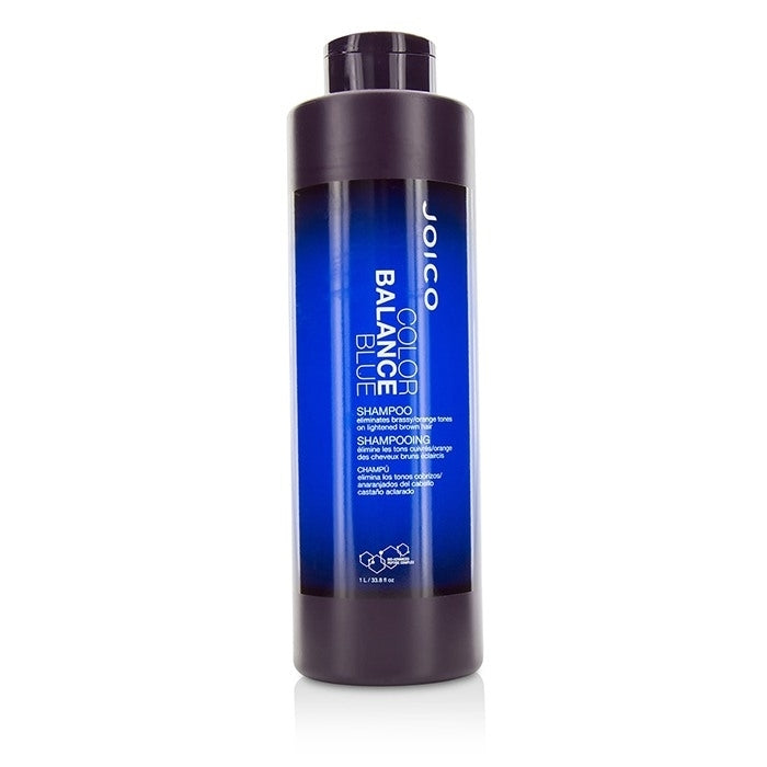 Joico - Color Balance Blue Shampoo (Eliminates Brassy/Orange Tones on Lightened Brown Hair)(1000ml/33.8oz) Image 1