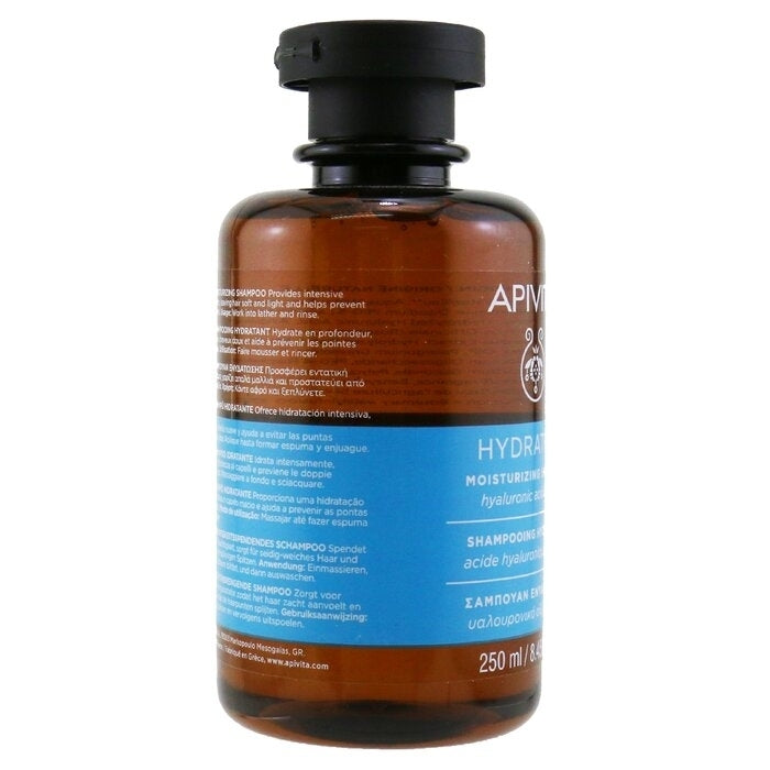 Apivita - Moisturizing Shampoo with Hyaluronic Acid and Aloe (For All Hair Types)(250ml/8.45oz) Image 2