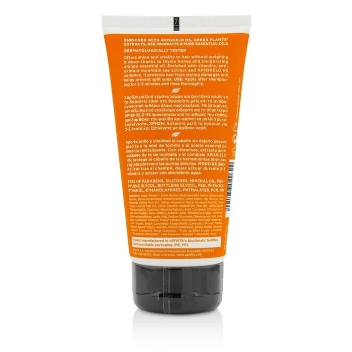 Apivita - Shine and Revitalizing Conditioner with Orange and Honey(150ml/5.07oz) Image 3