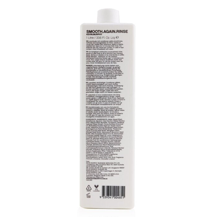Kevin.Murphy - Smooth.Again.Rinse (Smoothing Conditioner - For ThickCoarse Hair)(1000ml/33.8oz) Image 3