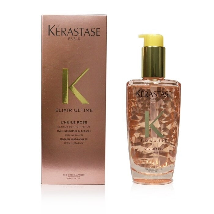 Kerastase - Elixir Ultime LHuile Rose Radiance Sublimating Oil (Color Treated Hair)(100ml/3.4oz) Image 3