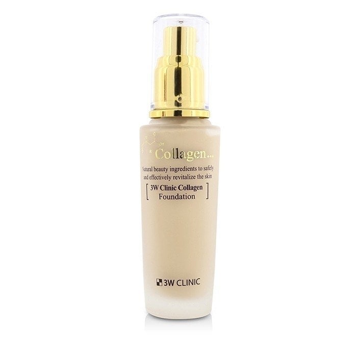 3W Clinic - Collagen Foundation -  21 (Transparent Beige)(50ml/1.67oz) Image 2