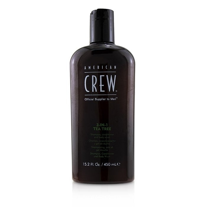 American Crew - Men 3-IN-1 Tea Tree ShampooConditioner and Body Wash(450ml/15.2oz) Image 1