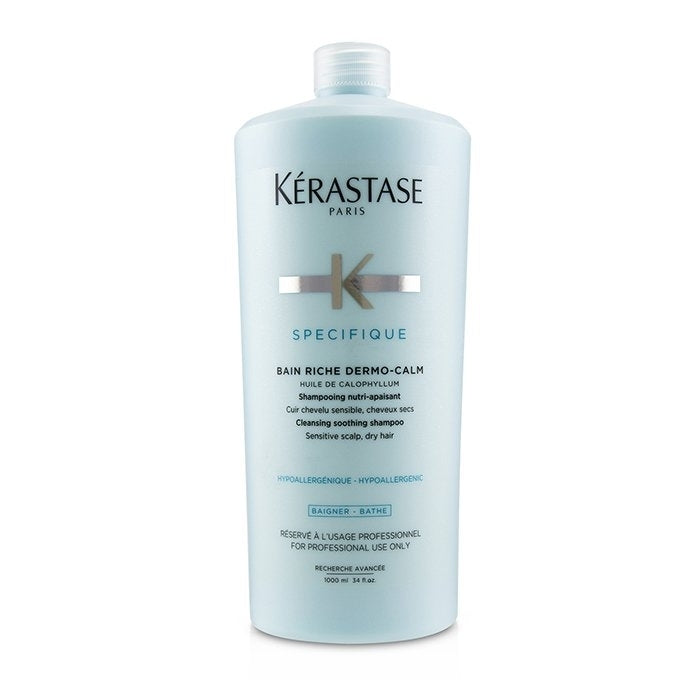 Kerastase - Specifique Bain Riche Dermo-Calm Cleansing Soothing Shampoo (Sensitive ScalpDry Hair)(1000ml/34oz) Image 1