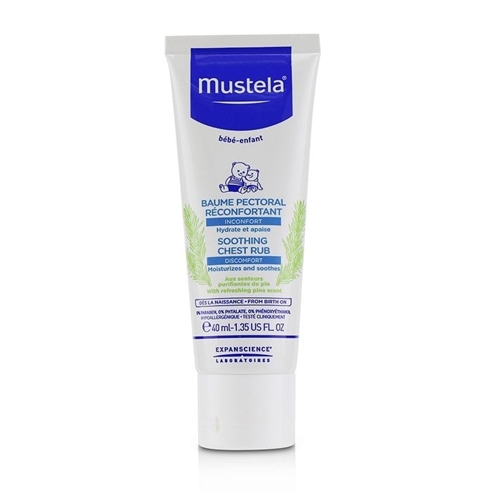 Mustela - Soothing Chest Rub - Moisturizes and Soothes(40ml/1.35oz) Image 1