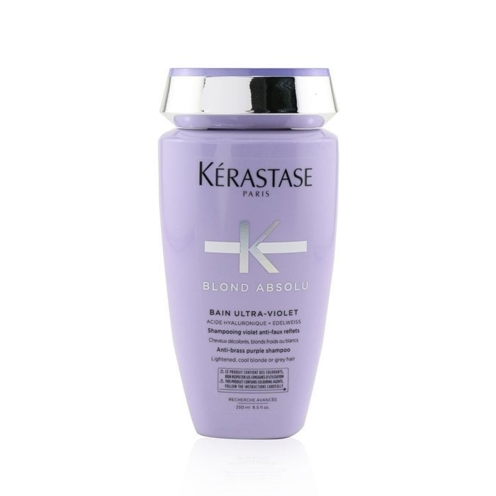 Kerastase - Blond Absolu Bain Ultra-Violet Anti-Brass Purple Shampoo (Lightened Cool Blonde or Grey Hair)(250ml/8.5oz) Image 1