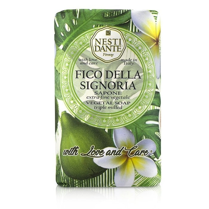 Triple Milled Vegetal Soap With Love and Care - Fico Della Signoria - 250g/8.8oz Image 1