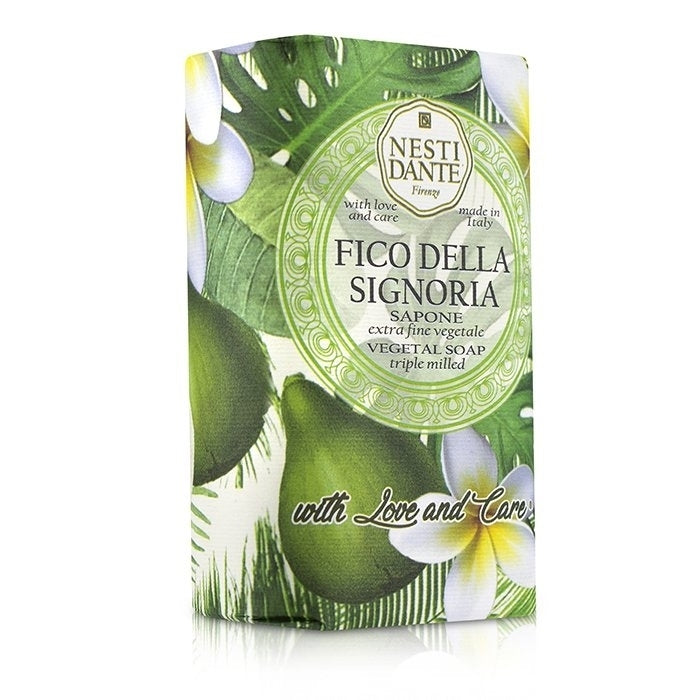 Triple Milled Vegetal Soap With Love and Care - Fico Della Signoria - 250g/8.8oz Image 2