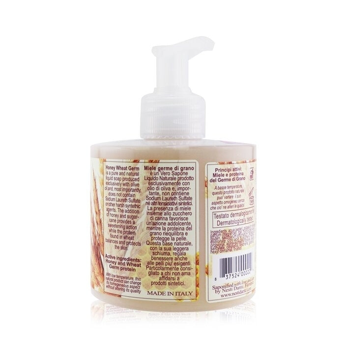Natural Liquid Soap - Honey WheatGerm - 300ml/10.2oz Image 3