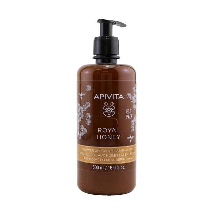 Royal Honey Creamy Shower Gel With Essential Oils - Ecopack - 500ml/16.9oz Image 1