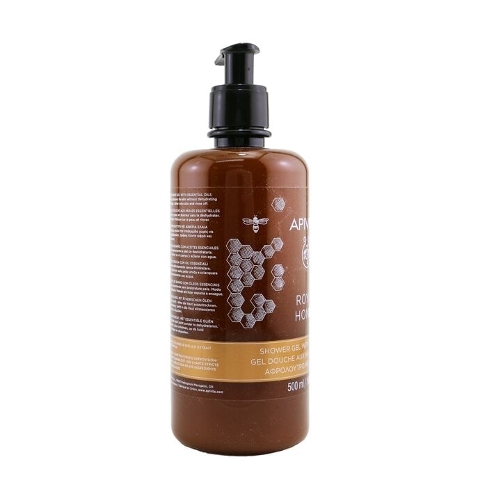 Royal Honey Creamy Shower Gel With Essential Oils - Ecopack - 500ml/16.9oz Image 3