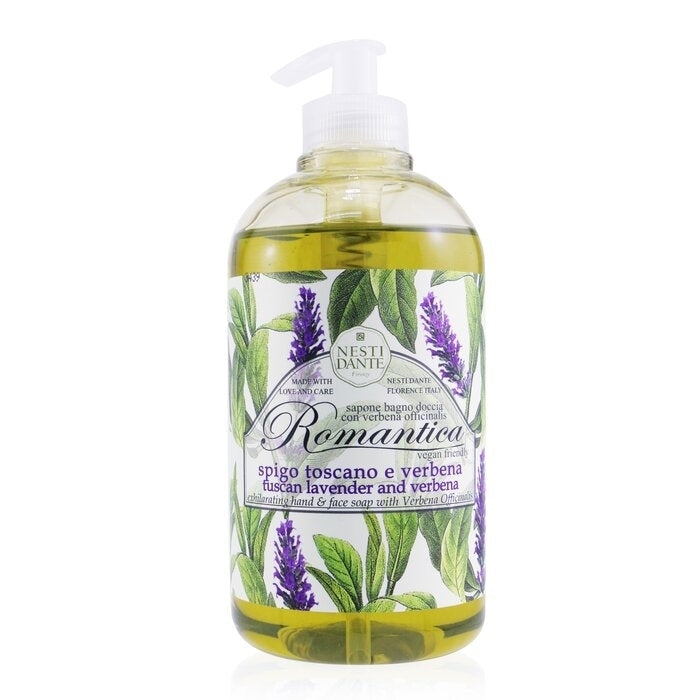 Romantica Exhilarating Hand and Face Soap With Verbena Officinalis - Lavender And Verbena - 500ml/16.9oz Image 1
