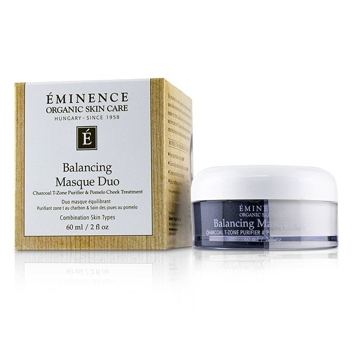 Eminence - Balancing Masque Duo: Charcoal T-Zone Purifier and Pomelo Cheek Treatment - For Combination Skin Image 1