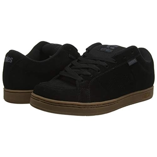 Etnies Mens Kingpin Skate Shoe Black/Dark Grey/Gum - 4101000091-556 BLACK/DARK GREY/GUM Image 1