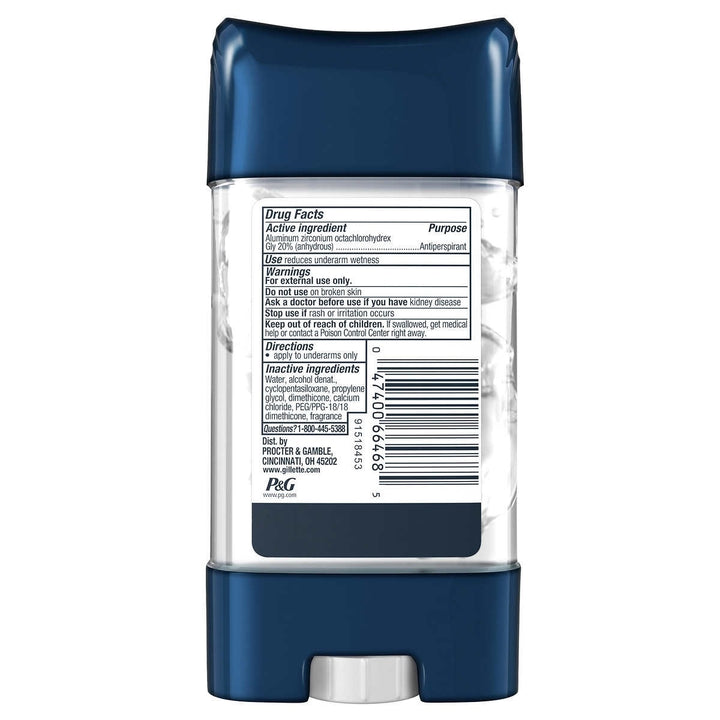 Gillette Ultimate Protection 6-in-1 Antiperspirant3.8 Ounce (Pack of 5) Image 4