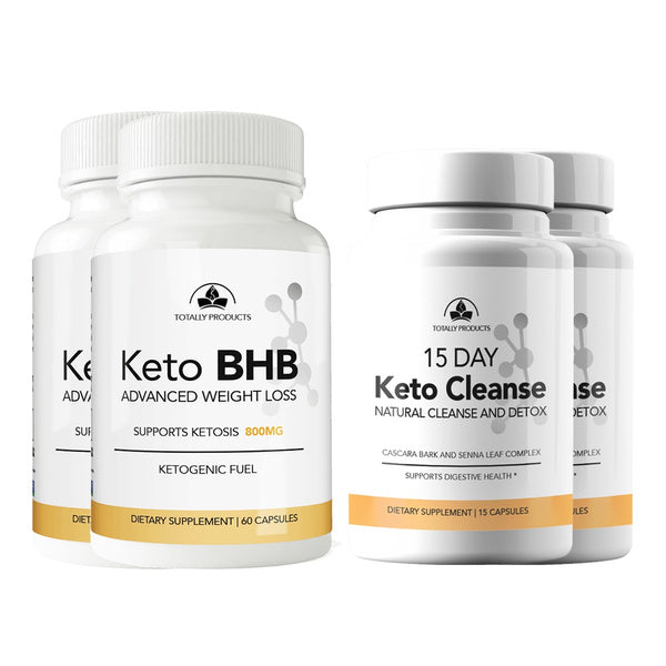 Keto Cleanse Detox plus Keto BHB Combo Pack (2 sets) Image 1