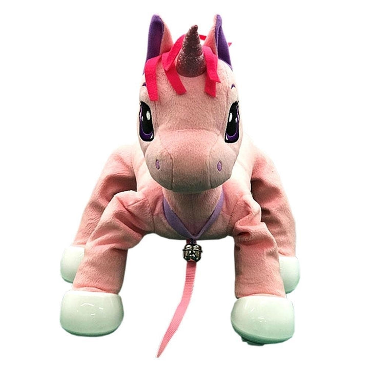 Mighty Mojo Peppy Pets Pink Unicorn Bouncing Interactive Toy No Batteries Required Image 2