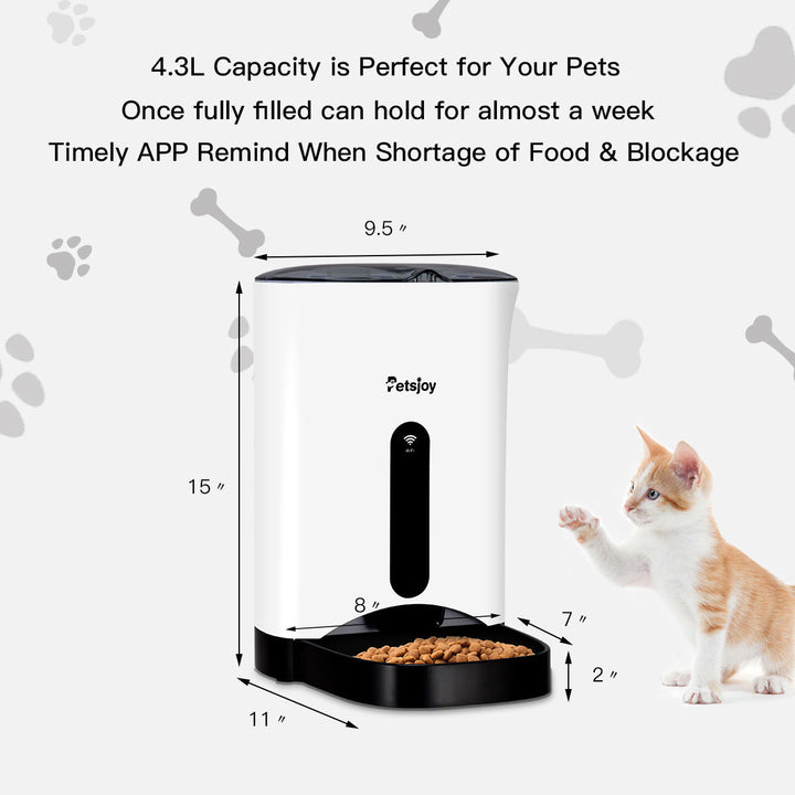 Automatic Pet Feeder Smart Cat Dog Food Dispenser Image 6