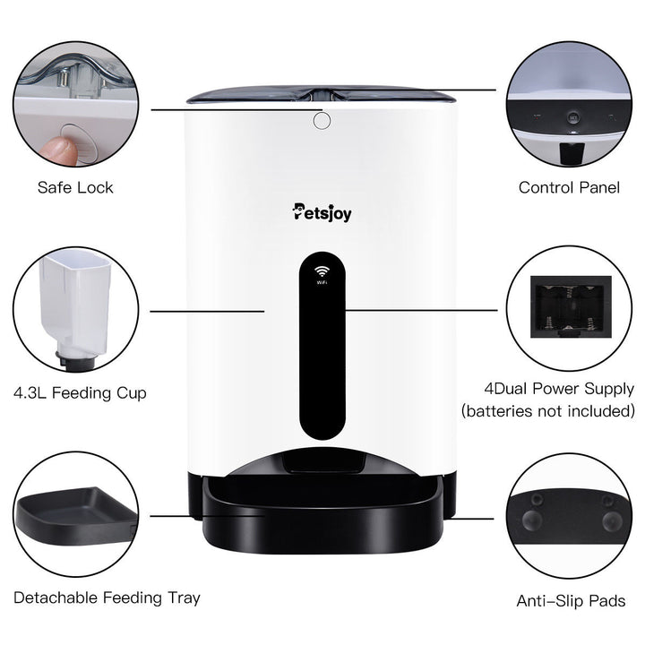 Automatic Pet Feeder Smart Cat Dog Food Dispenser Image 9