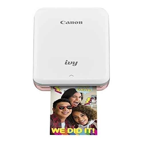 Canon Ivy Mini Mobile Photo Printer - Rose Gold Image 1