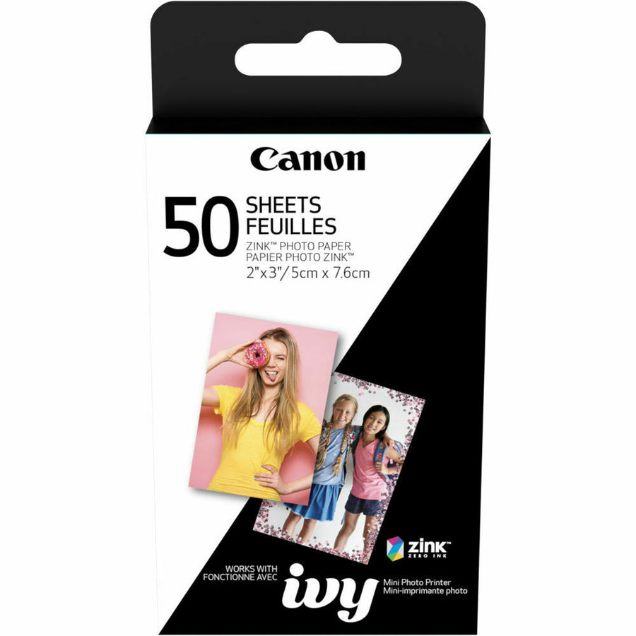 Canon 2 x 3" ZINK Photo Paper Pack 50 Pieces Image 1