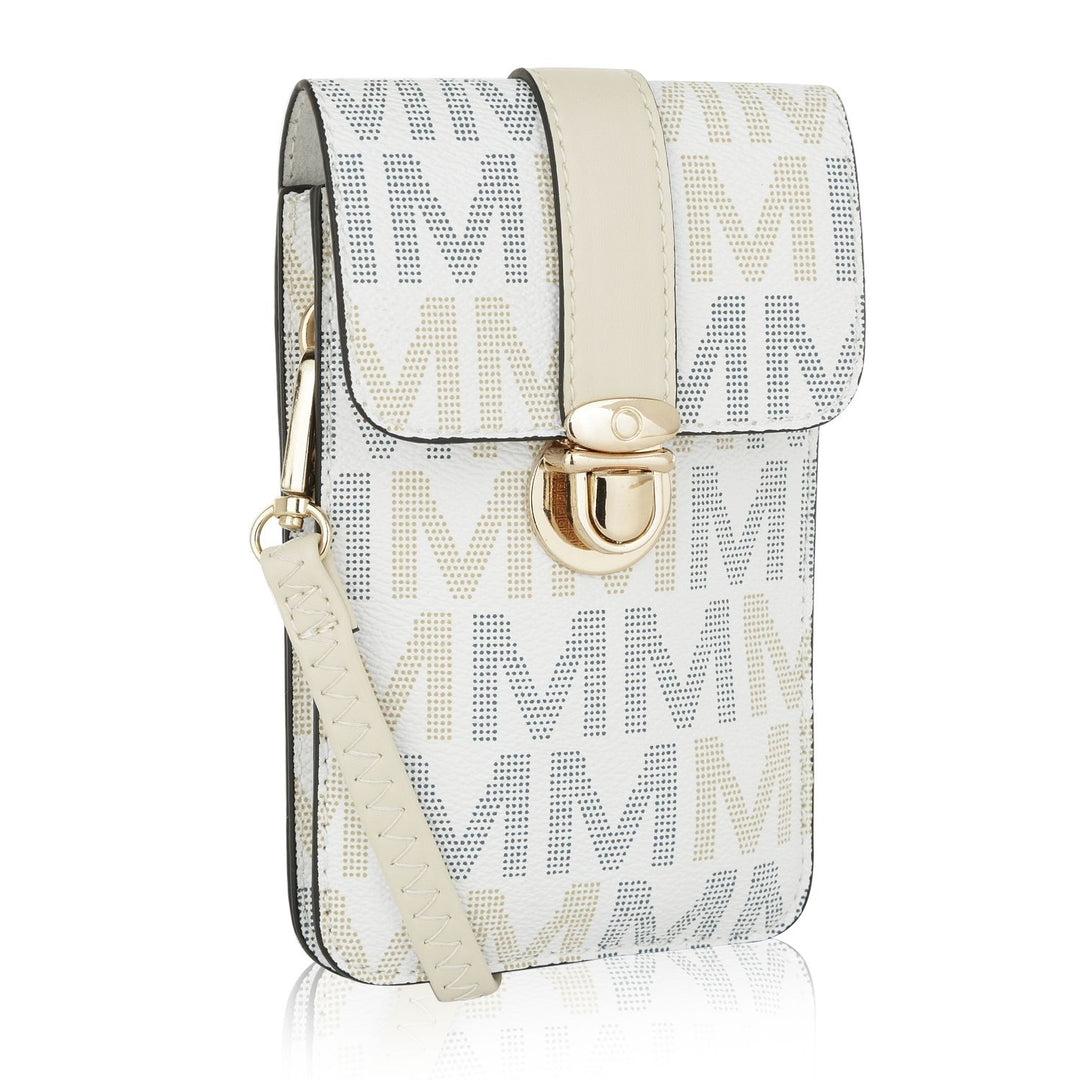 MKF Collection Lulu Crossbody Bag Signature Phone Bag Wallet Handbag by Mia K. Image 8