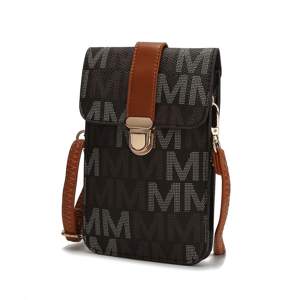 MKF Collection Lulu Crossbody Bag Signature Phone Bag Wallet Handbag by Mia K. Image 2