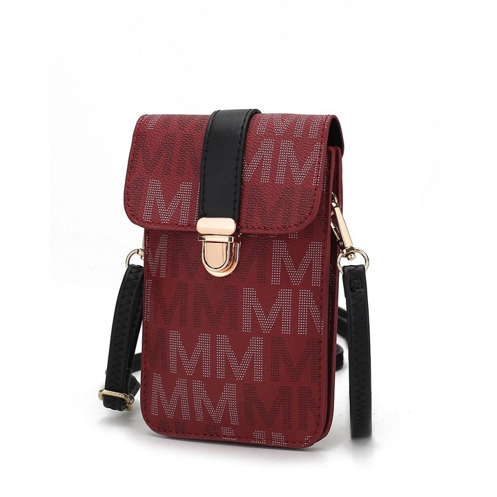 MKF Collection Lulu Crossbody Bag Signature Phone Bag Wallet Handbag by Mia K. Image 1