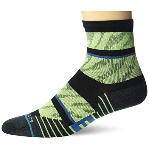 Stance Unisex Embrun Quarter Crew Bike Cycling Socks Neon Green - A318A20EMB-NEG Image 2