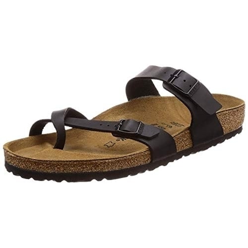 BIRKENSTOCK Mayari Black Sandals Women Adjustable Birko-Flor 0071791 0071793 Image 4