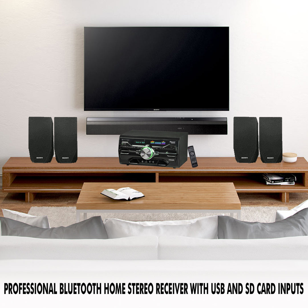 Technical Pro 3800W Bluetooth Audio Receiver DVD Player Dual Mic USB SD Inputs Image 6