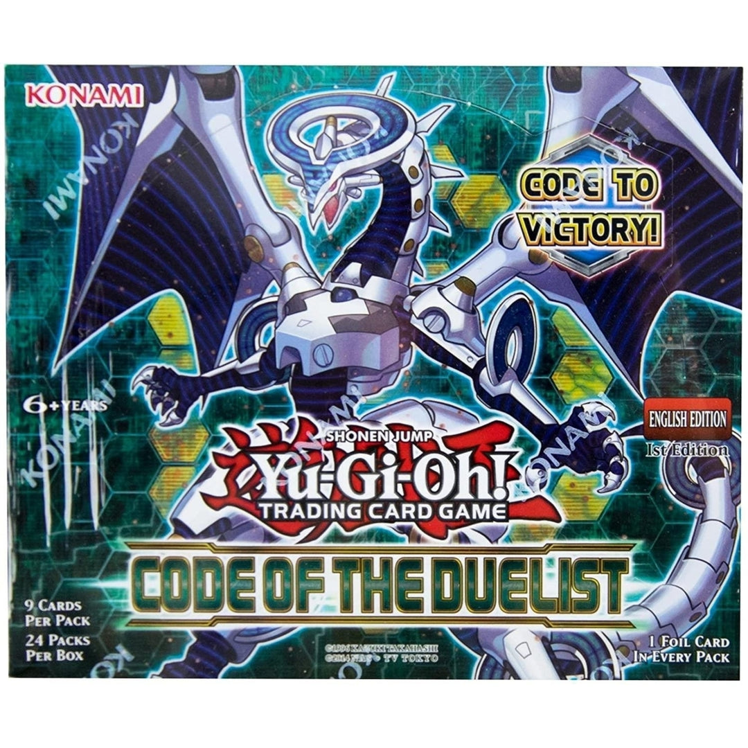 Yu-Gi-Oh! Code of the Duelist 1st Edition Booster Trading Card Game Konami Image 3