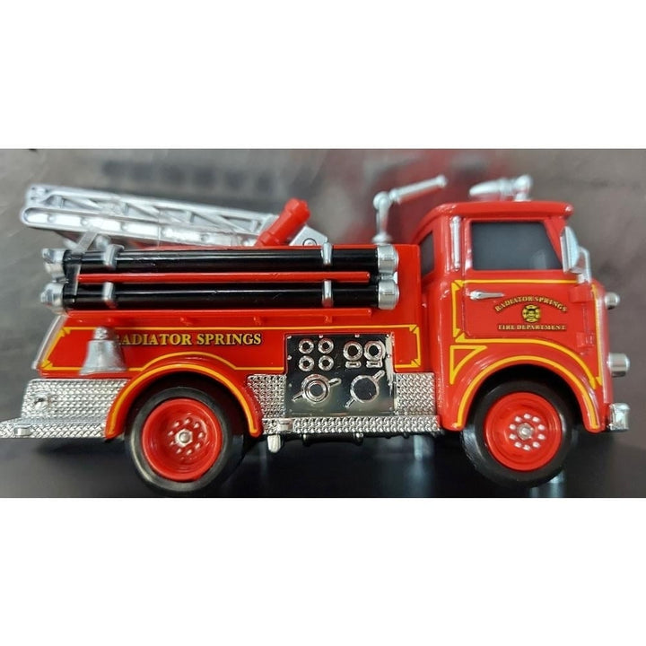 Disney Pixar Cars 3 Red Fire Truck Die-Cast Precision Series 002 Mattel Image 8